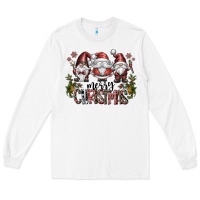 White merry christmas Long Sleeve Tee - CowhideDigitalArt