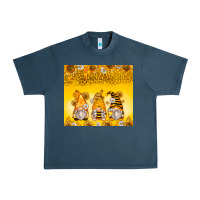 Midnight Navy bumble bee gnomes Urban Heavy Tee - Zillion Design Studio