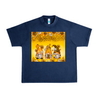 Navy bumble bee gnomes Urban Heavy Tee - Zillion Design Studio