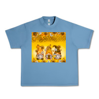 Pebble Blue bumble bee gnomes Urban Heavy Tee - Zillion Design Studio
