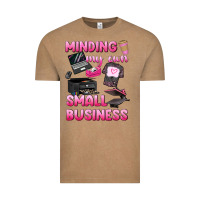 Vintage Coffee minding my own small business Vintage Tee - texasbilliewilder