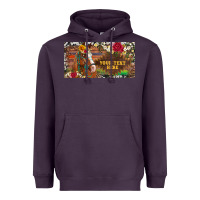 Plum (preview)western turquoise gemstone horse cowhide leopard floral backg Heavyweight Hoodie - Artiststas