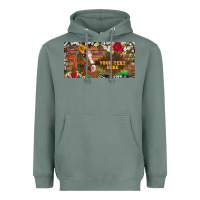 Sage (preview)western turquoise gemstone horse cowhide leopard floral backg Heavyweight Hoodie - Artiststas
