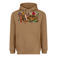 Toasted Coconut (preview)western turquoise gemstone horse cowhide leopard floral backg Heavyweight Hoodie - Artiststas