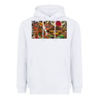 White (preview)western turquoise gemstone horse cowhide leopard floral backg Heavyweight Hoodie - Artiststas
