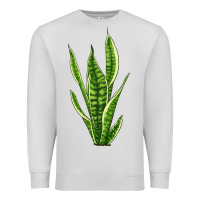 Dove Grey snake plant Premium Sweatshirt - LillyAllenDesigns