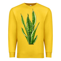 Lemon snake plant Premium Sweatshirt - LillyAllenDesigns
