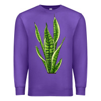 Purple snake plant Premium Sweatshirt - LillyAllenDesigns
