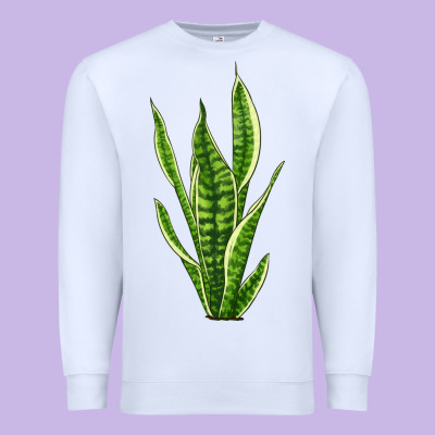 Snake Plant Premium Sweatshirt Designed By Lillyallendesigns