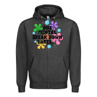 Charcoal Heather one mental break down later Zipper Hoodie - JahusDesignShop