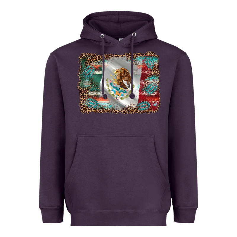 Mexico Gemstone Leopard Heavyweight Hoodie by AdoDesignShop | Teevron