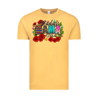 Vintage Mustard badass mama cita Vintage Tee - Zillion Design Studio