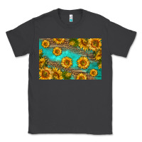 Smoke western sunflowers skinny metal can holder Classic Tee - HRA Design Shop