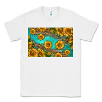 White western sunflowers skinny metal can holder Classic Tee - HRA Design Shop