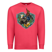 Cardinal western heart bullfighter  cactus sunflower aztek pattern Premium Sweatshirt - BarkalooDesign