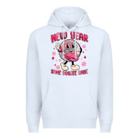 White new year same boojee babe Premium Hoodie - MaliasSmallBusiness