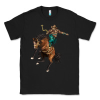 Black western horse rodeo Classic Tee - BarkalooDesign