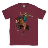 Burgundy western horse rodeo Classic Tee - BarkalooDesign