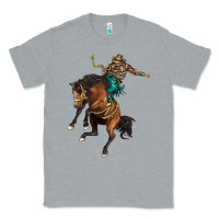 Heather Grey western horse rodeo Classic Tee - BarkalooDesign