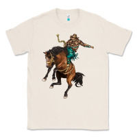 Natural western horse rodeo Classic Tee - BarkalooDesign