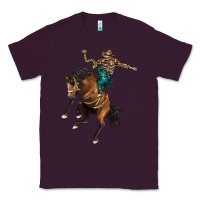 Plum western horse rodeo Classic Tee - BarkalooDesign