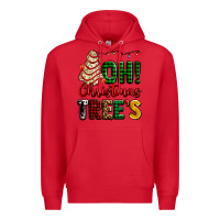 Red oh Christmas tree's ado Premium Hoodie - AdoDesignShop