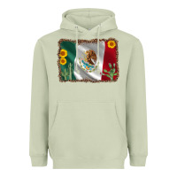 Matcha mexico flag sunflower cactus Heavyweight Hoodie - AdoDesignShop