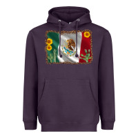 Plum mexico flag sunflower cactus Heavyweight Hoodie - AdoDesignShop