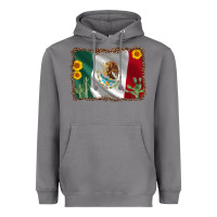 Storm mexico flag sunflower cactus Heavyweight Hoodie - AdoDesignShop