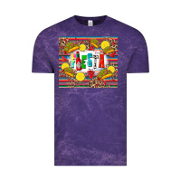 Cloud Purple taco fiesta Vintage Tee - Zillion Design Studio