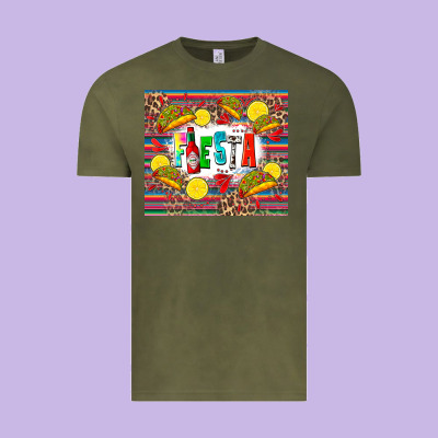Taco Fiesta Vintage Tee Designed By Zillion Design Studio