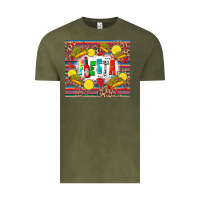 Vintage Olive taco fiesta Vintage Tee - Zillion Design Studio