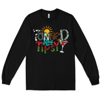 Black tanned and tipsy Long Sleeve Tee - SublimationCraftShop
