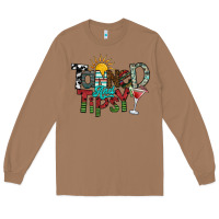 Toasted Coconut tanned and tipsy Long Sleeve Tee - SublimationCraftShop
