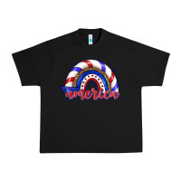 Black America rainbow Urban Heavy Tee - texasbilliewilder