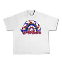 Lunar Rock America rainbow Urban Heavy Tee - texasbilliewilder