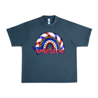Midnight Navy America rainbow Urban Heavy Tee - texasbilliewilder