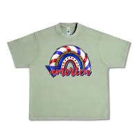 Oil Green America rainbow Urban Heavy Tee - texasbilliewilder