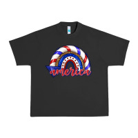 America Rainbow Urban Heavy Tee | Teevron