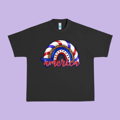 Urban Heavy Tee America rainbow