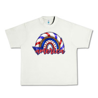 Pistachio America rainbow Urban Heavy Tee - texasbilliewilder