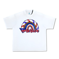 White America rainbow Urban Heavy Tee - texasbilliewilder