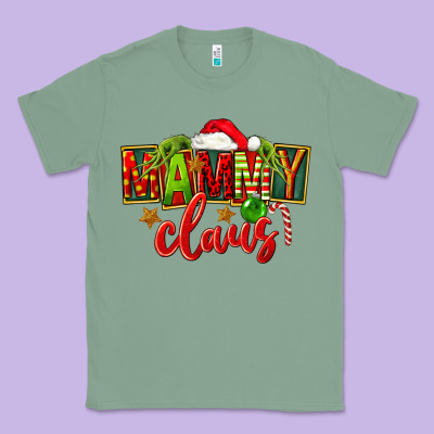 Christmas Mammy Claus Classic Tee Designed By Fadigitalartstudio