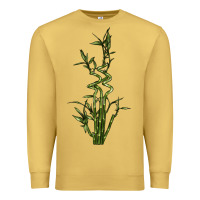 Antique Gold Lucky Bamboo Premium Sweatshirt - LillyAllenDesigns