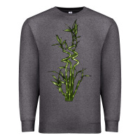 Charcoal Heather Lucky Bamboo Premium Sweatshirt - LillyAllenDesigns