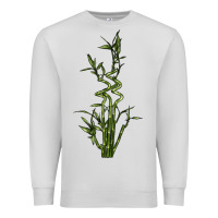 Dove Grey Lucky Bamboo Premium Sweatshirt - LillyAllenDesigns
