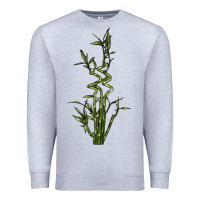 Heather Grey Lucky Bamboo Premium Sweatshirt - LillyAllenDesigns