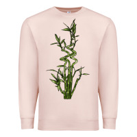 Pale Pink Lucky Bamboo Premium Sweatshirt - LillyAllenDesigns