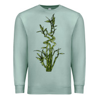 Seafoam Lucky Bamboo Premium Sweatshirt - LillyAllenDesigns