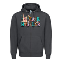 Smoke hair hustler Zipper Hoodie - AdoDesignShop